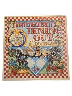 Mary Engelbreits Dining Out Cookbook 2001 Recipe Book Kitchen Collectible